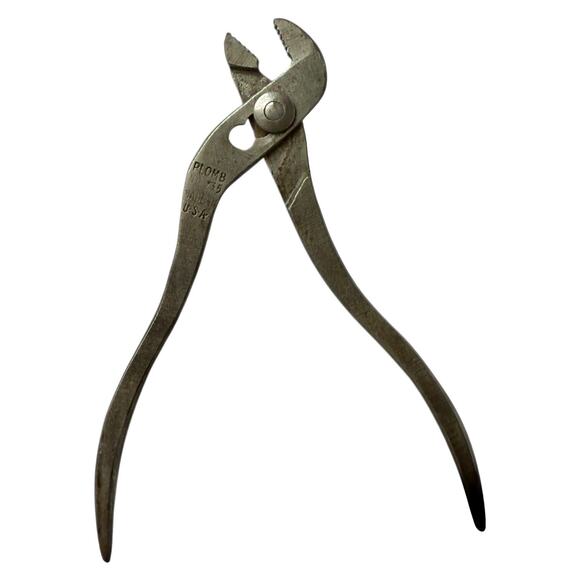 Vintage Mini Plomb No 235 Ignition Pliers Slip Joint Made in USA 4 1/4" - A1115 - Picture 10 of 10